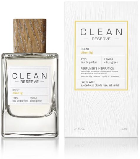 Fashionoffice tip: Sunny sand-beach notes made of sustainable ingredients and filled into recyclable bottle. Ever felt in love with yourself? Try the 'Citron Fig' eau de parfum (EDP) by US label Clean from the 'Reserve' line... The new perfume will arrive at German and Austrian stores in May, June 2017. Perfume Clean, Clean Reserve, Clean Perfume, Perfume Floral, Clean Fragrance, Sephora Beauty, Unisex Perfume, Sweet Scents, Fragrance Collection