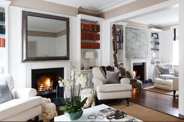 Traditional Home double reception room Design Ideas, Pictures, Remodel and Decor Reception Room Design, Double Reception Room, Chelsea Townhouse, Architecture Luxury, Marble Fireplace Surround, Traditional Home Decor, Cosy Living, Reception Room, Traditional Home