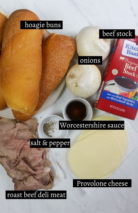 Roast Beef Dip, Roast Beef French Dip, Beef Sandwiches Crock Pot, Roast Beef Deli Meat, Easy French Dip Sandwiches, Roast Beef Lunch, Roast Beef Au Jus, Deli Style Roast Beef, Deli Roast Beef