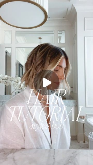 Sjp Short Hair, Best Haircut For Growing Out Hair, Bob Hairstyling How To Style, Medium To Short Bob Hairstyles, How To Style Short Blonde Bob, Styling A Bob Haircut Tutorial, Holly Willoughby Hair Short, How To Style Long Bob Tutorials, Brunette Chin Length Hair