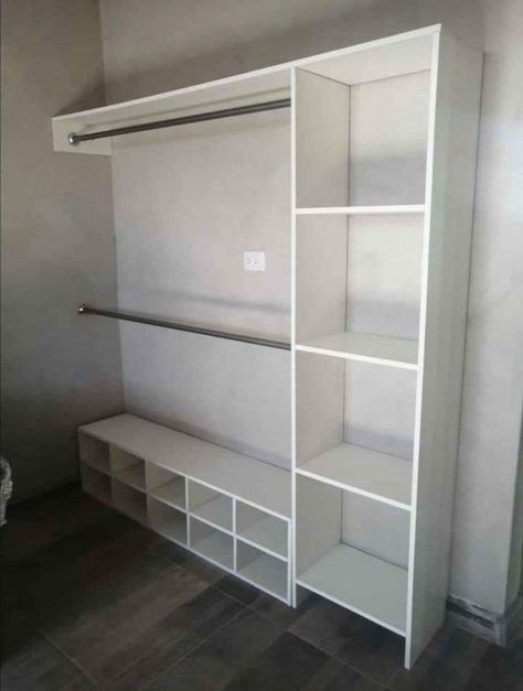 Ideas Para Closet Pequeños, Simple Closet Designs, Ideas Para Closets, Ideas Para Closet, Ideas Para Cuartos Pequenos, Ideas De Closet, Wardrobe Interior Layout, Simple Wardrobe Design, Ideas De Closets