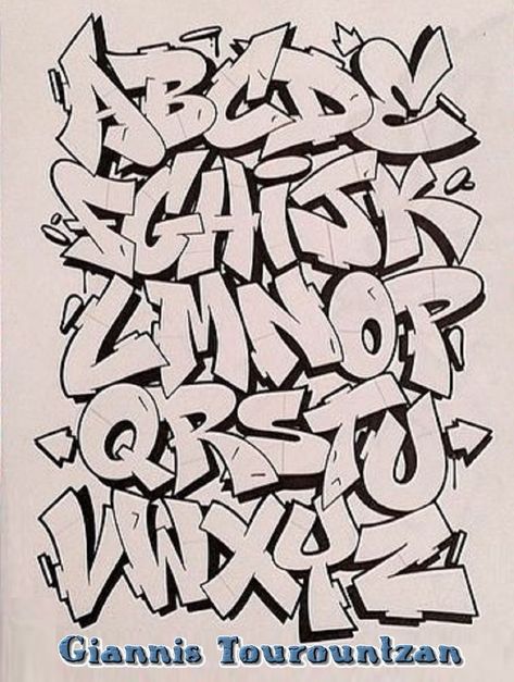 Cool Fonts Alphabet, Sketch Graffiti, Graffiti Alphabet Styles, Alphabet Graffiti, Alfabet Font, Graffiti Lettering Alphabet, Graffiti Art Letters, Graffiti Wildstyle, Graffiti Text