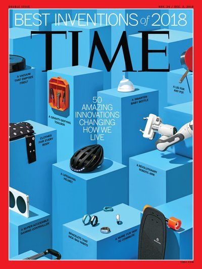 How We Chose the 50 Best Inventions of 2018 List | Time News Magazine, Medical News, Time Magazine, Science Books, Game Controller, Magazine Covers, Baby Bottles, Digital Magazine, Still Life Photography