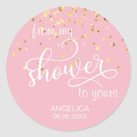 From My Shower To Yours Bridal Shower Favors Classic Round Sticker #Ad , #SPONSORED, #Favors#Classic#Sticker#Shop Sugar Scrub Favors, From My Shower To Yours, My Shower To Yours, Mason Jar Wedding, Sticker Template, Rehearsal Dinner Invitations, Bridal Shower Party, Create Custom Stickers, White Stickers