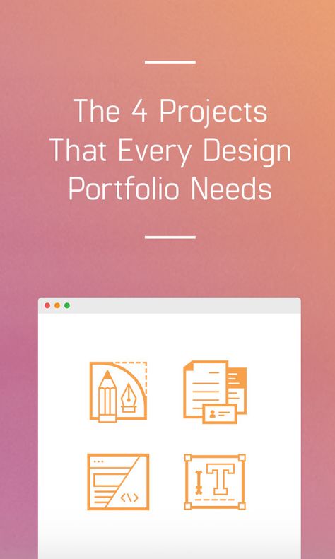 Building your design portfolio? Here are four types of projects that you need to include. Impress your potential clients or employers! Web Design Projects Ideas, Ux Design Project Ideas, Digital Design Portfolio Ideas, Instructional Design Portfolio Ideas, Ideas For Graphic Design Projects, Ux Design Portfolio Projects, Design Projects For Portfolio, Graphic Design Projects Portfolio, Graphic Design Portfolio Projects