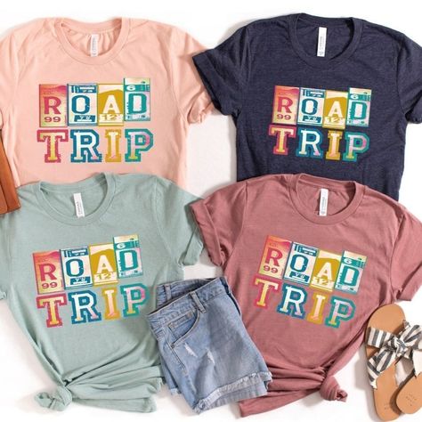 When It's Time To Get Away, Throw On Our Quality Tee To Start Your Trip Off Right! Available In Other Listings In Women's And Children's Sizes. Road Trip Family, Adventure Shirts, Family Road Trip, Travel Tees, Travel Shirt, Family Vacation Shirts, Adventure Shirt, Family Road Trips, American Flag Shirt