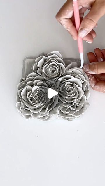 Mila Ilingina on Instagram: "Sculpting petals is like meditation ❤️   #clay #clayart #clayartist #flower #flowerart #petals #wallart #walldecor #dubaiartist #interiordesign #art" Air Dry Clay Wall Art, Air Dry Clay Flowers, Air Dry Clay Projects, Clay Wall Art, September 10, Clay Flowers, Clay Sculpture, Dry Clay, Clay Projects