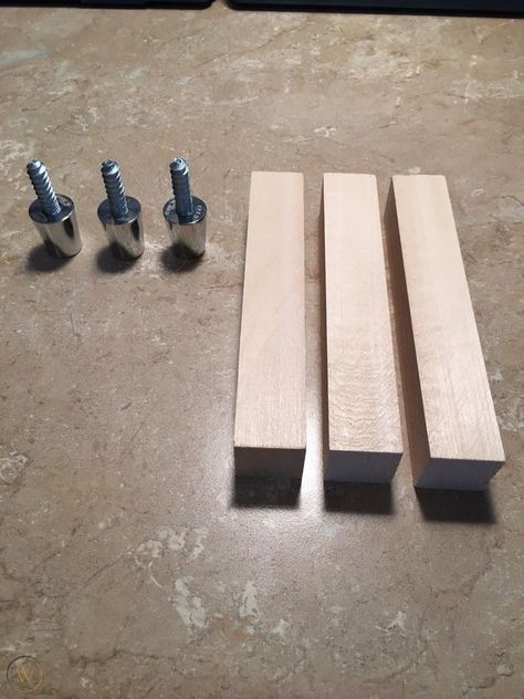 3 Blank Wooden Beer Tap Handles with Ferrules and Hanger Bolts, 1x1x6, Kegerator | #1975191736 Hanger Bolts, Beer Tap Handles, Beer Tap, Beer Taps, Tap Handles, Wood Blocks, Tap, Handles, Beer