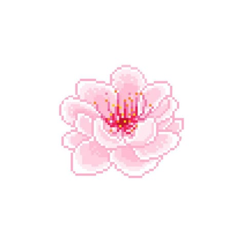 Pixel Flower, Pastel Stickers, Photo Pixel, Pastel Pink Icons:), App Ikon, Pink Wallpaper Ipad, Iphone Themes, Wallpaper Themes, Easy Pixel Art