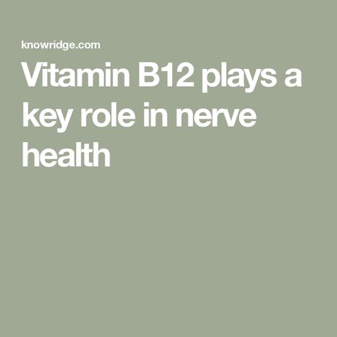 Vitamin B12 plays a key role in nerve health B12 Rich Foods, Vitamins For Nerves, B12 Deficiency Symptoms, B12 Injections, Nerve Health, Vitamins For Energy, Computer Science Engineering, Memory Problems, Muscle Weakness