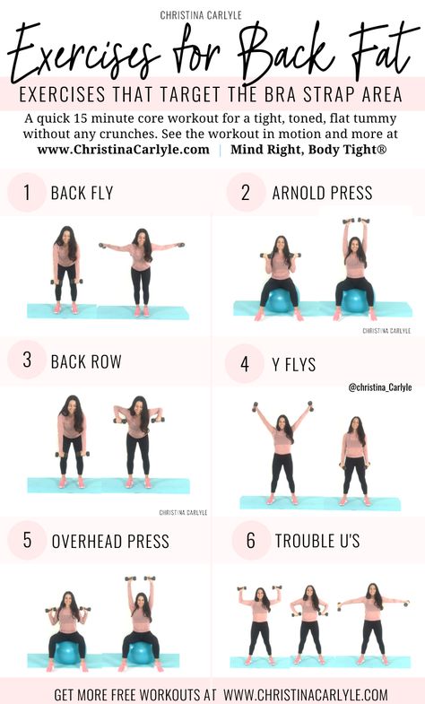 Quick and Easy Upper Body Workout - Home Workout for Women that want tight toned arms, shoulders, and upper/mid back workout. https://christinacarlyle.com/upper-body-workout/ #fitness #workout Beachbody Workout, Upper Body Workout For Women, Workout Hiit, Arm Workout Women, Gym Antrenmanları, Dumbell Workout, Back Fat Workout, Treadmill Workout, Body Workout At Home