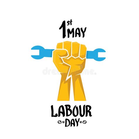 Illustration about 1 may - labour day. vector labour day poster or workers day banner. Illustration of revolution, date, labor - 70200273 May 1 Labor Day Poster Tamil, Labour Day Illustration, 1st May Labour Day Poster, Labour Day Poster Ideas, Workers Day Poster, May 1 Labor Day Poster, 1 May Labour Day, May Day Poster, Labour Day Poster