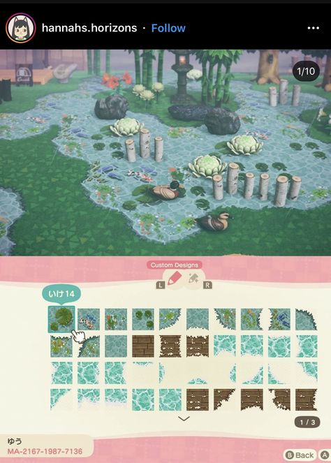 Water Custom Design Animal Crossing, Animal Crossing Design Codes Water, Water Animal Crossing Code, Water Acnh Design, Water Paths Acnh, Water Acnh Code, Water Path Animal Crossing, Acnh Water Path Code, Animal Crossing Water Code