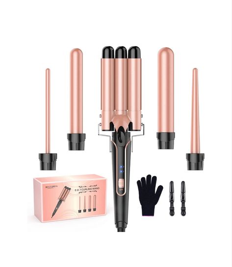 Crimper Iron, Waver Curling Iron, Curling Wand Hair, Hair Curler Wand, Wand Curler, Waves With Curling Iron, Hair Wand, Beach Waves Hair Tutorial, Hair Tool Set