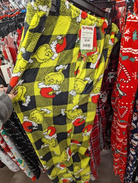 #grinch #pajamas Grinch Pajamas Pants, Grinch Pants Pjs, Matching Grinch Pajamas, Xmas Pjs Matching, Aesthetic Pj Outfits, Grinch Pyjamas, Grinch Pj Pants, Matching Christmas Pajama Pants, Grinch Clothing