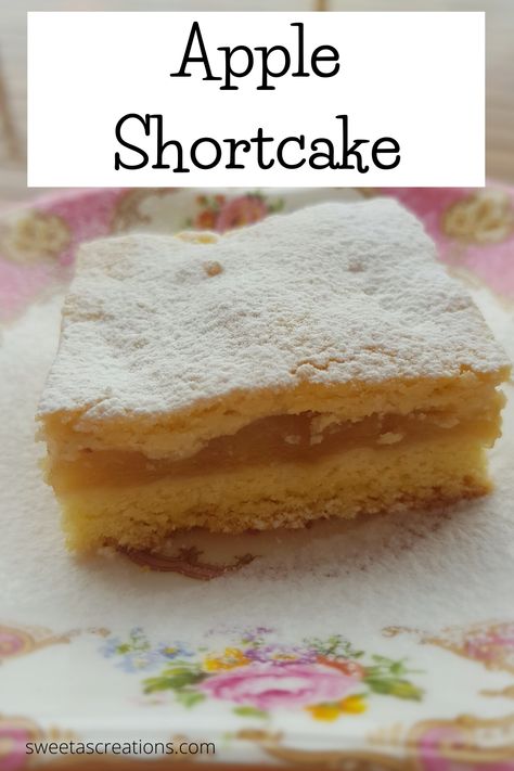 Healthy Slices, Apple Shortcake, Comfort Baking, Cakes Slices, Sweet Slices, Apple Slice Recipe, Vanilla Slice, Apple Cakes, Apple Slice