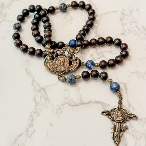 “The Holy Rosary: the joys, the sorrows, and the glories of the life of Our Lady weave a crown of praises, repeated ceaselessly by the Angels and the Saints in Heaven- and by those who love our Mother here on earth. Practice this holy devotion every day, and spread it.” -Saint Josemaria Escriva #rosary #rosaries #refugerosaries #holyrosary #rosarybeads #praytherosary #handmaderosary #praytherosaryeveryday #catholic #catholicrosary #catholicprayer #catholicquotes #catholicquote #hailmary #ble... Praying The Rosary, Holy Rosary, The Saints, Catholic Quotes, Hail Mary, Here On Earth, Rosary Catholic, Rosary Beads, Our Lady