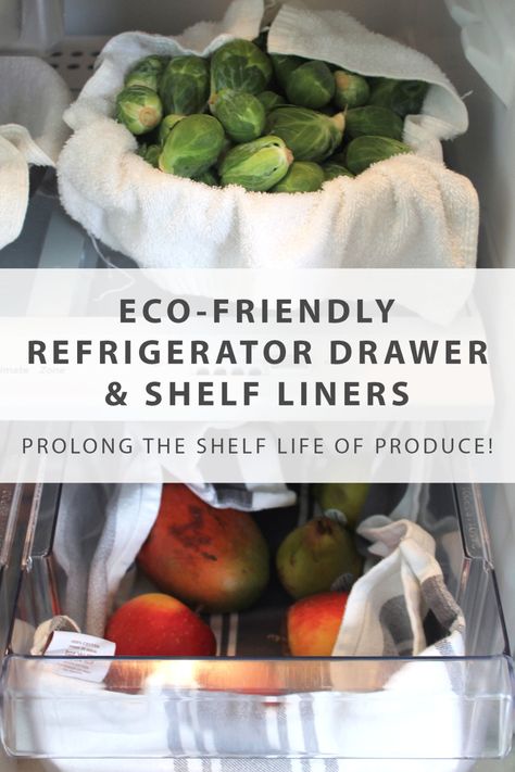 Eco Friendly Refrigerator Shelf Liners that Make Food Last Refrigerator Liners, Vegetable Drawer, Fridge Drawers, Produce Storage, Clean Refrigerator, Fridge Shelves, Refrigerator Drawers, Shelf Liners, Salad Spinner