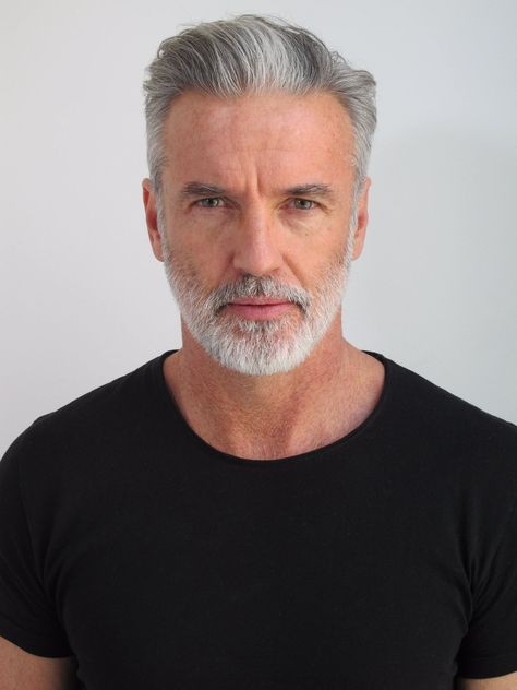 Older Men Haircuts, Stylish Beards, Fade Haircuts For Men, Older Mens Hairstyles, High Fade Haircut, Grey Hair Men, Men With Grey Hair, Mid Fade, Grey Beards