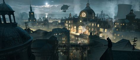 ArtStation - Steampunk Train Station Steampunk Train Station, Steampunk Train, Steampunk Wallpaper, Victorian Theme, Steampunk City, Steampunk Artwork, Steampunk Theme, Gear Clock, Winter City