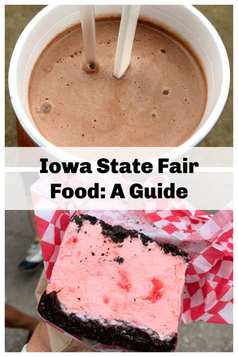 Iowa State Fair Food Musts: A Guide to My Favorite Eats Iowa State Fair Food, Carnival Eats Recipes, Minnesota State Fair Food, Iowa Recipes, Peppermint Stick Ice Cream, Carnival Eats, State Recipes, Fair Foods, State Fair Food