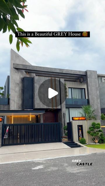 I. Marketing on Instagram: "A Modern GREY-CASTLE House for Sale in DHA LAHORE.

Our Services: 
Furnishings, Architectural Services, Renovations, Interior, Decor, Construction, Paid Marketing, Construction & Sale/Purchase of the Property.

Complete Video YouTube: I. Imran Jaffer

Call/WhatsApp: +92302 4314810

Accommodations 

5 Bedrooms 
6 Bathrooms 
4 Car Parking Space 
Multiple Kitchens
Service Kitchen 
Grohe Concealed Toilets 
Turkish Tiles Used
Double Height Lobby
Drawing & Dining 
2 Servants Quarters 
CCTV Cameras Installed 
Top Notch Interior 
Electric Fence Installed 

#home #homedecor #design #white #whitehome #beautiful #luxury #furniture #classical #luxurylifestyle #house #houseforsale #housing #homedesign #furniture #furnishing #furnituredesign #palm #beautiful #modern #design # Car In House, Modern Grey House Exterior, Servants Quarters, Double Height Lobby, Parking Tiles, Turkish Tiles, Double Height, Service Kitchen, Marketing On Instagram