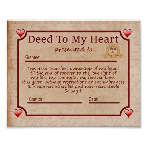 Deed To My Heart - Romantic Gift for Valentines Poster #affiliate , #affiliate, #Gift#Valentines#Poster#Romantic Valentine Poster For Girlfriend, Valentine's Day Gemstone Heart Necklace For Her, Valentine’s Day Posters For Boyfriend, Heart-shaped Birthstone Necklace For Valentine's Day Gift, Heart-shaped Amethyst Necklace For Valentine's Day, Valentine Poster, Iphone Wallpaper Vsco, Love My Husband Quotes, Heart Poster