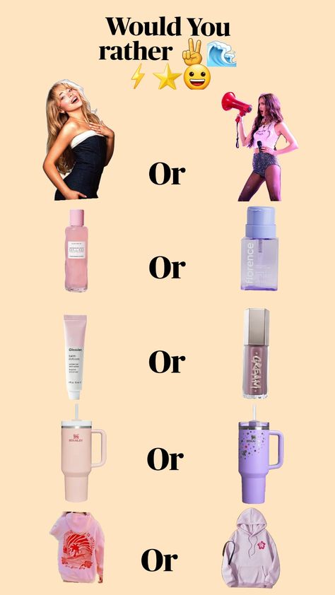 #SabrinaCarpenter #Olivarodrigo #wouldyourather #preppy Balm Dotcom, Would You Rather, Sabrina Carpenter, The Balm, Quick Saves