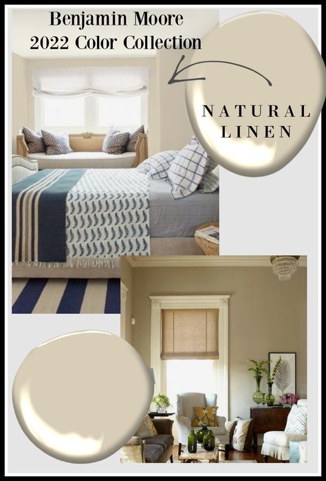 Benjamin Moore Natural Linen 966 paint color (from the 2022 color collection) - Hello Lovely. #naturallinen #paintcolors Paint Tips, Paint Color Ideas, Paint Color Inspiration, Off White Paints, Paint Inspiration, White Kitchens, Neutral Paint Colors, Paint Colors Benjamin Moore, Green Paint Colors