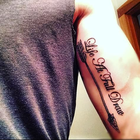 89 Best Hunting Tattoos Of All Time - Good Game Hunting Bow Hunting Tattoos, Deer Hunting Tattoos, Archery Tattoo, Arrow Forearm Tattoo, Outlaw Tattoo, Arrow Tattoos For Women, Hunter Tattoo, Quote Tattoos Girls, Hunting Tattoos