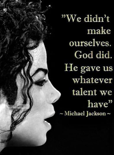 "We didn't make ourselves.God did.He gave us whatever talent we have" ~ Michael Jackson ~ Mj Quotes, Michael Jackson Quotes, Michael Jackson Wallpaper, Joseph Jackson, Michael Jackson Bad, Michael Jackson Pics, King Of Pop, King Of Music, Jackson 5