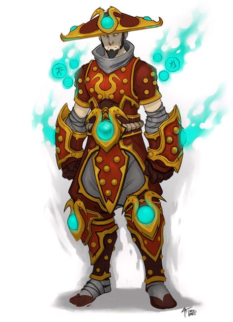 Monk Concept Art - World of Warcraft: Legion Art Gallery Wow Monk, World Of Warcraft Legion, World Of Warcraft Characters, Warcraft Characters, Warcraft Art, Concept Art World, Elegant Outfits, Concept Art Character, Fantasy Armor