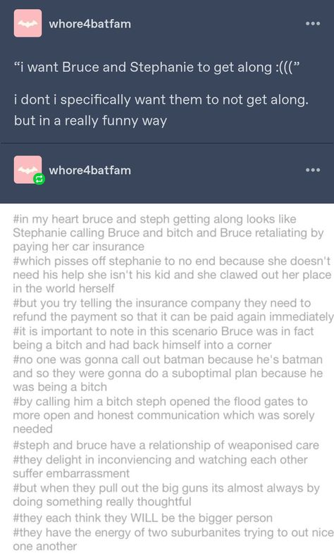 Batfamily Tumblr, Batfamily Headcanons, Funny Batfamily Fanart, Batfamily Age Swap, Bat Family Headcanons, Bat Family Memes, Batfamily Funny, Wayne Family, I Am Batman