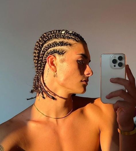 Long Curly Hair Men, Cornrow Styles, Cornrow Hairstyles For Men, Men Haircut Curly Hair, Asian Men Hairstyle, Mens Hairstyles Thick Hair, Black Men Hairstyles, Mens Braids Hairstyles, Mens Braids