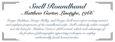 Snell Roundhand - Fonts.com Matthew Carter, Font Family, Design Collection, The Font, Great Design, Handwriting, 18th Century, Typography, Writing