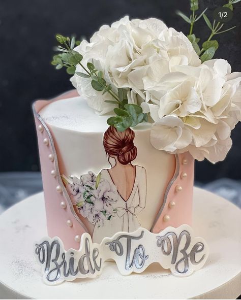 Bride To Be Cake Ideas Bridal Showers, Bridal Shower Cake Ideas Elegant, Bride To Be Cakes Ideas, Fried Chicken Cake, Bride To Be Cake, Bride Clipart, Bachelorette Cake, Chicken Cake, Bridal Shower Gifts For Bride