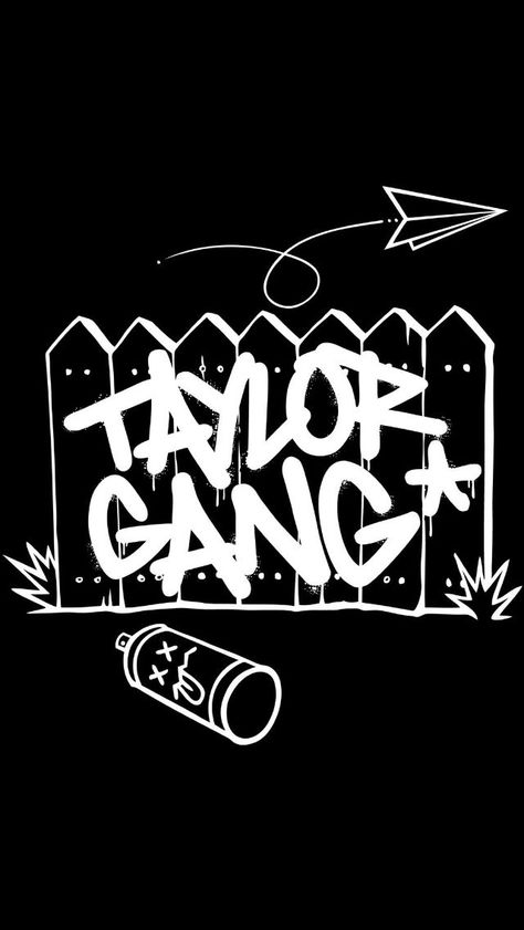 Gang Wallpaper, Good Phone Backgrounds, Taylor Gang, Taylors Gang, Trap Art, Sour Diesel, Graffiti Lettering Fonts, Free Backgrounds, Wiz Khalifa