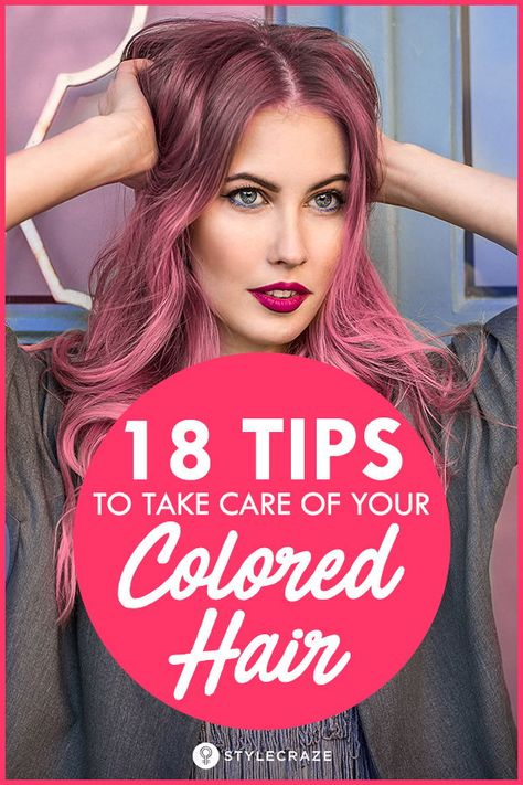 Taking Care Of Colored Hair, How To Take Care Of Colored Hair, Red Hair Care Tips, Hair Care For Colored Hair, Hair Tip Color, Bright Colored Hair, Blond Hairstyles, Caring For Colored Hair, Natural Hair Conditioner