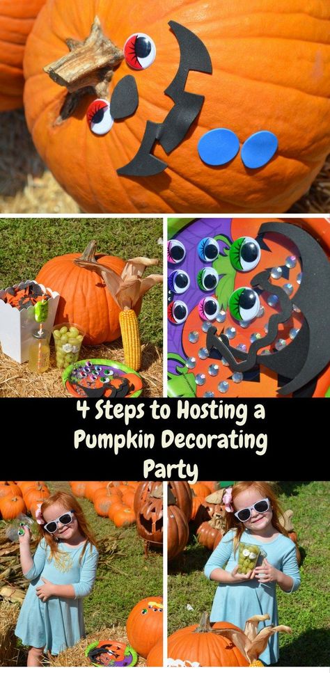 Pumpkin Decorating Party, Pumpkin Decorating Ideas, Pumpkin Decorating Contest, Decorating Party, Fun Halloween Crafts, Diy Birthday Party, Crafty Creations, Diy Pumpkin, Halloween Crafts For Kids