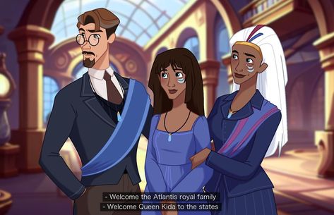 Royal #atlantis family in the states💎 #disney #disneynextgen #nextgen #disneyfanart #fanart #disneyatlantisthelostempire #milothatch… | Instagram Atlantis The Lost Empire Fanart, Atlantis Fanart, Milo Atlantis, Atlantis Disney, Royal Atlantis, Disney Atlantis, Disney Humor, Disney Theory, Disney Princess Fan Art