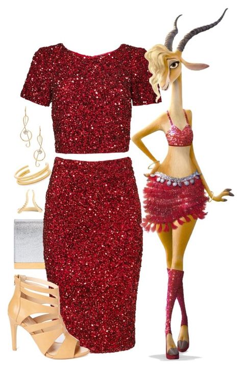 Disney Zootopia Gazelle by micuwinter on Polyvore featuring polyvore, fashion, style, Parker, Yves Saint Laurent, Journee Collection, Madewell, Marc Alary and clothing Gazelle Costume, Zootopia Gazelle, Disney Zootopia, Zootopia, Journee Collection, Shakira, Character Outfits, Cute Characters, Favorite Character