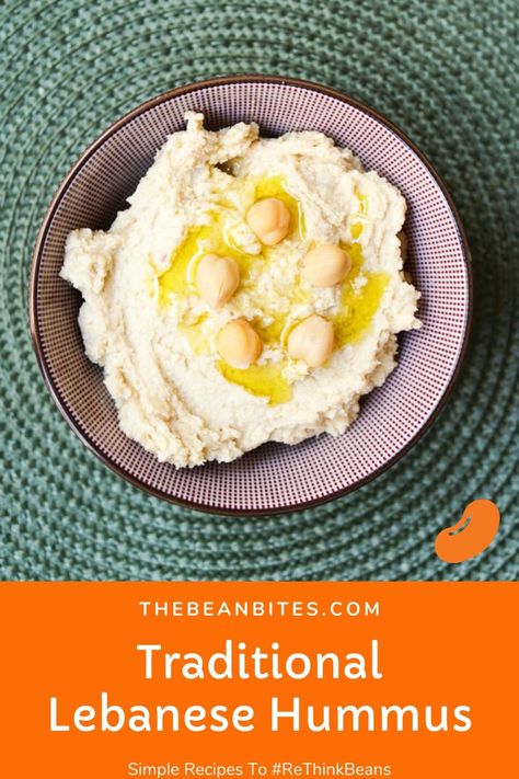 This creamy traditional Lebanese hummus recipe is what you think of when you think of classic, Middle Eastern dips. It’s an easy-to-make homemade hummus that pairs with anything you love to dip. Lemon Lentil Soup Recipe, Lebanese Hummus Recipe, Lebanese Hummus, Classic Hummus Recipe, Best Hummus Recipe, Best Hummus, Hummus Recipes, Hummus Recipe Homemade, Bites Recipes