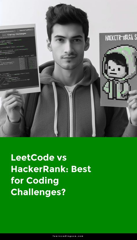 Let's Explore LeetCode vs HackerRank: Best for Coding Challenges?



In the world of programming, coding challenges play an essential role in honing developers' skills and knowledge.



Two popular platforms that offer such challenges are LeetCode and HackerRank.



Overview of coding challenges



Coding challenges are problem-solving tasks that programmers undertake to enhance their problem-solving abilities and improve their coding style.



These challenges typically involve writing code to solve a given problem or implementing a specific algorithm.



Importance of coding challenges for developers



Coding challenges provide numerous benefits to developers.



They help in sharpening problem-solving skills, improving programming techniques, and building . . . Coding Challenges, What Is Html, Writing Code, Data Structures, Interview Preparation, World Problems, Learn To Code, Learning Process, Problem Solving Skills