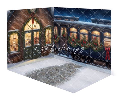 At HSD Backdrops, you'll find a wide variety of high-quality photography backdrops for all your photography needs. Shop our collection today. Fall Backdrops, Christmas Express, Winter Backdrops, Stone Pathway, Spruce Tree, Christmas Train, Small Christmas Trees, Christmas Room, Fabric Backdrop