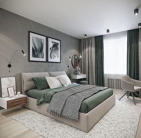 Modern Luxury Bedroom, Modern Bedroom Interior, Luxury Bedroom Design, Dekorasi Kamar Tidur, Luxury Bedroom Master, Bedroom Bed Design, Architectural Styles, Bedroom Furniture Design, Melting Pot