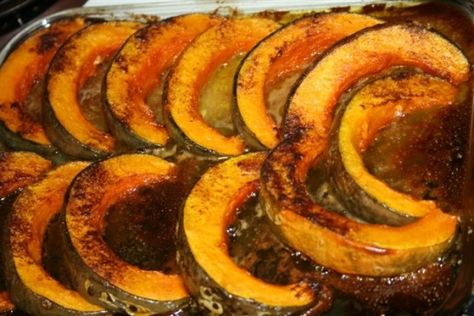 Baked Pumpkin Slices Recipe - Food.com Pumpkin Slices, Vegetable Bake Recipes, South African Food, Pumpkin Peel, Cooking Pumpkin, How To Make Pumpkin, Baked Vegetables, African Recipes, Pumpkin Butter