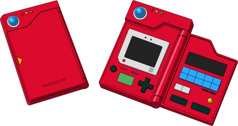 The original Pokedex design featured in the 1st generation of Pokemon games set in the region where it all started: Kanto. Pokedex Design, Gym Challenge, Pokemon Pokedex, Pokemon Toy, How To Make Animations, Team Rocket, All Pokemon, Pokemon Games, My Pokemon