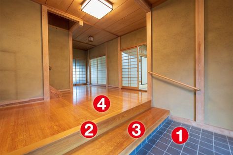 The “Genkan”: Japan’s Traditional Entryway and Footwear Etiquette | Nippon.com Japanese Entryway Ideas, Genkan Ideas, Genkan Entrance, Japanese Entryway, Japanese Entrance, Japanese Etiquette, Traditional Entryway, Townhouse Designs, Japanese Home