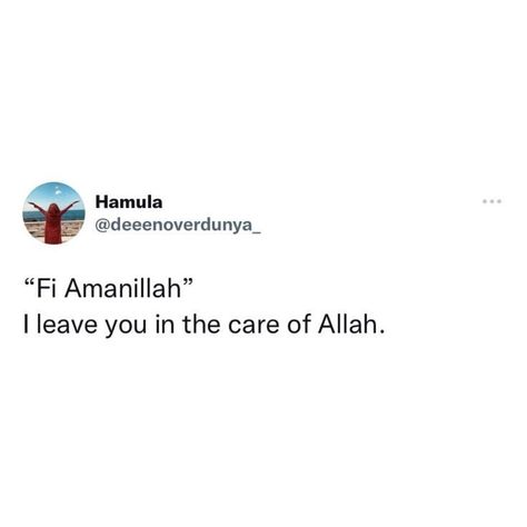 "Fi Amanillah"😌 Tahajud Quotes, Short Islamic Quotes, Mixed Feelings Quotes, Beautiful Quotes About Allah, Muslim Book, Soul Quotes, Islamic Phrases, Beautiful Islamic Quotes, Islamic Quotes Quran