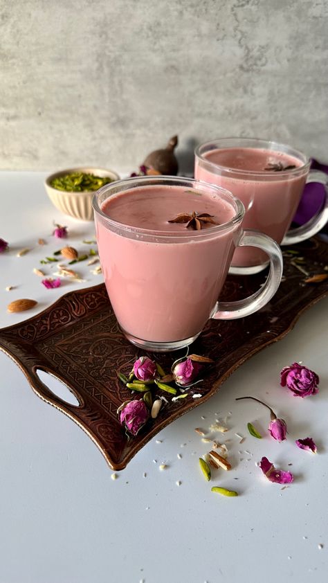 Noon Chai, Chay Lover, Kashmir Culture, Kashmiri Tea, Kashmiri Chai, Flavoured Tea, Indian Chai, Fruity Snacks, Chocolate Dishes